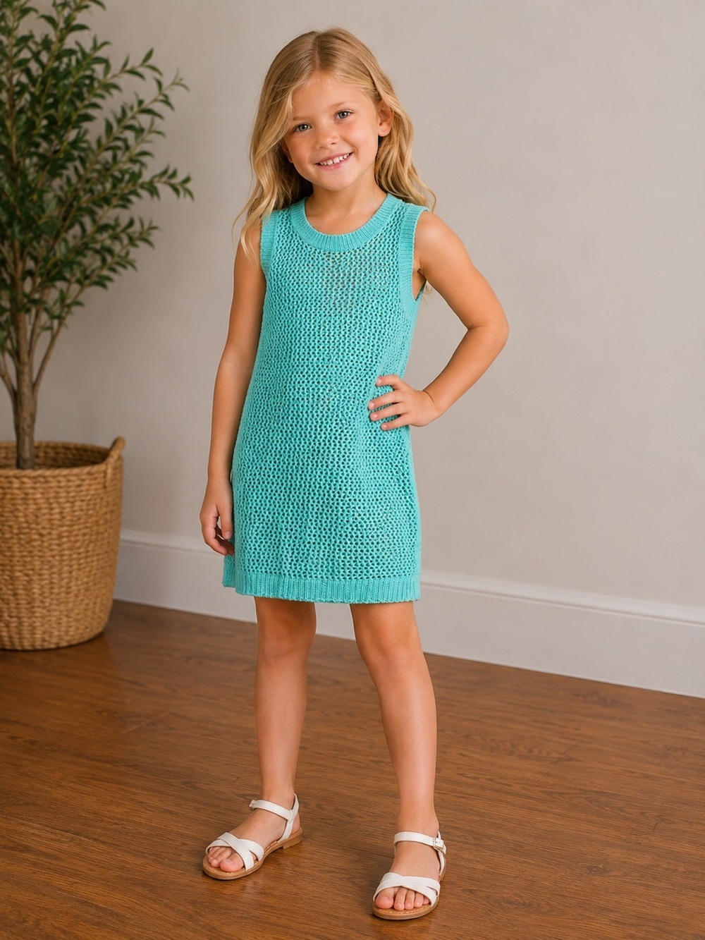 Beach Lingo • NWT  Sleeveless Knit Dress Cover Up 4/5